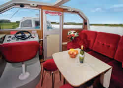 Interior image of boat